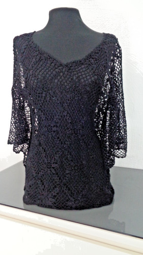 Tunika shirt netz - tunika, lochmuster