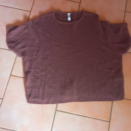 Strick shirt dunkelbraun - strick,