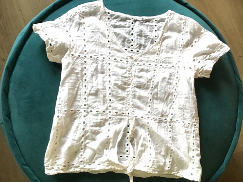 Shirt mit lochmuster - shirt, ,
