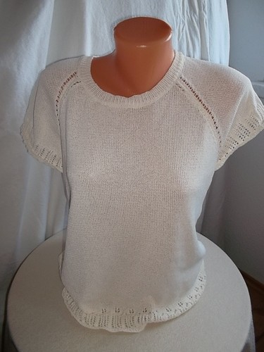 Markenlos strickshirt milchig - strickshirt,