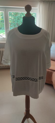 Bluse shirt lochmuster - bluse,