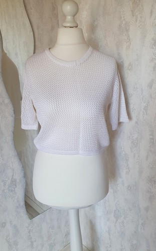 Weiches crop top strick - top,