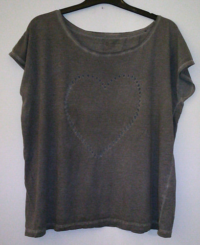 Graues shirt kurzarm - graues, mit