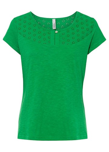 Shirt mit lochmuster - gr., 40/42