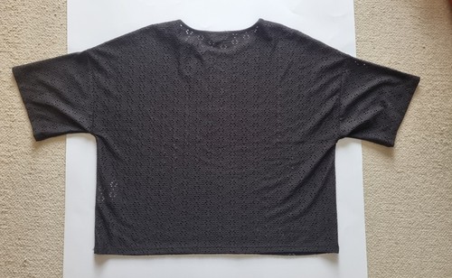 Damen shirt mit - shirt, lochmuster